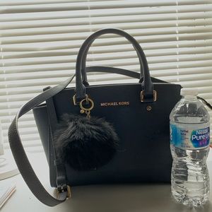 Michael Kors Selma Medium Leather Satchel
